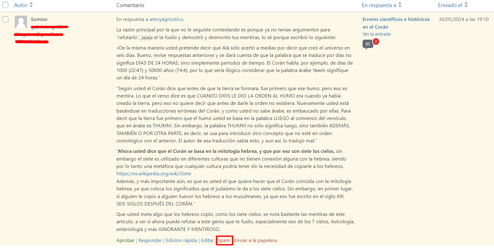 Un troll islamista