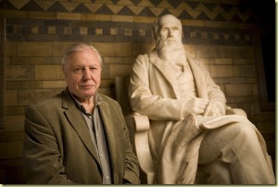 Sir David Attenborough meets Charles Darwin